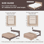 Quilts Queen Size - Grey Bedspreads Queen Size with Basket Weave Pattern, Soft Quilt Bedding Set, Lightweight Comforter Set Coverlet for All Seasons with 2 Pillow Shams (90" x 96") | Skin-Friendly Soft, All-Season Comfort, Breathable