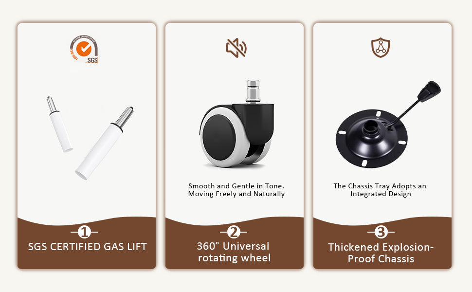 Small Round Rolling Desk Chair Armless Comfy Vanity Computer Chair Height Adjustable Swivel Work Spa Chair