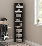 Furinno Basic Coffee Table, 2-Tier Modern Coffee Table with Open Shelf, Easy Assembly Side Table, for Living Room, Bedroom, Home Office, Amber Oak