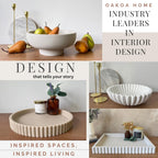 Decorative Tray for Decor - Coffee Table Tray for Living Room - Round Tray for Home Decor - Coffee Table Decor Centerpiece - Modern Minimalist Centerpiece