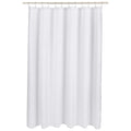 Bathroom Shower Curtain, Water Resistant Fabric with Rust Proof Grommets & Hooks, Weighted Hem, Machine Washable, 72"x72", Light Brown, Beige