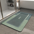 Mat-Bathroom Mat Rug Non Slip Super Absorbent Stain Resistant Quick Dry Thin Bath Rug-Bath Mats for Bathroom Floor Bathtub Vanity-Bathmat Bath Rug Easy Care-17"x27" Grey