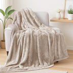 Plush Fuzzy Fleece Throw Blanket Extra Large, Super Soft, Fluffy and Warm Blankets for Couch, Bed, All Season Use (50x70 Inches, Pink)