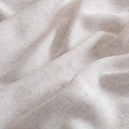 Natural White Linen Curtains 84 Inch Long for Bedroom Living Room, Soft Thick Linen Textured Window Drapes Semi Sheer Light Filtering Rod Pocket Back Tab Neutral Farmhouse Cream Ivory 2 Panels