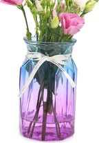 Vase for Flowers Small Glass Vases for Home Decor Table Centerpieces Living Room Bedroom Bookshelf Kitchen Modern Office Wedding Decoration Vintage Flower Vases Red White
