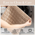 Couch Cover, Washable Sectional Sofa Cover, Anti Slip Sofa Slipcovers for 3 Cushion Couch Sofa L Shaped Recliner, Furniture Protector Covers for Pets Kids(Khaki, Only 1 PCS)